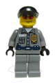 Police - Security Guard, Dark Gray Legs, Dark Blue Cap, Dark Blue Vest with Security and Badge Pattern - wc001s
