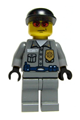 Police - Security Guard, Dark Gray Legs, Dark Blue Cap - wc003