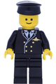 Airport - Pilot, Dark Blue Legs, Dark Blue Top, Black Hat - wc025