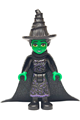 Elphaba wearing a black cape and hat - wck008