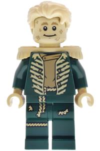 Scarecrow - Scarecrow wearing a dark green suit with tan epaulettes - wck012