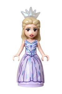 Glinda - Glinda wearing a lavender wide skirt dress and a crown tiara - wck024