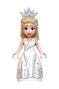 Glinda - Glinda mini doll wearing a white dress with a wide skirt - wck029