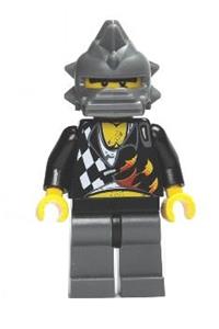 Bubba Blaster Minifigure - Backyard Blaster 2 Bubba Blaster with spiked helmet - wr017