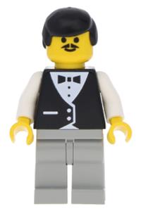 Coachman Minifigure - Town Vest Formal - Coachman - wtr003