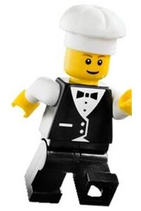 Town Vest Formal - Waiter with Chef\s Hat wtr005