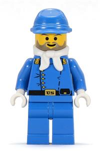 Cavalry Lieutenant Minifigure - Cavalry lieutenant with a cavalry cap and bandana - ww004