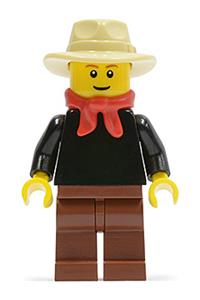 Gold Prospector Minifigure - Male gold prospector - ww009