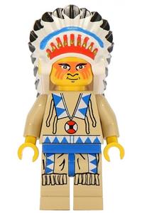 Indian Chief Minifigure - Indian Chief 2 - ww024