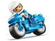 Blue Police Motorcycle thumbnail