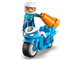 Blue Police Motorcycle thumbnail