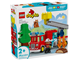 Fire Truck with Hose and Firefighter thumbnail