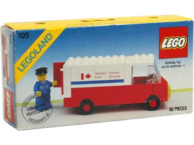 LEGO 105 Mail Van BrickEconomy