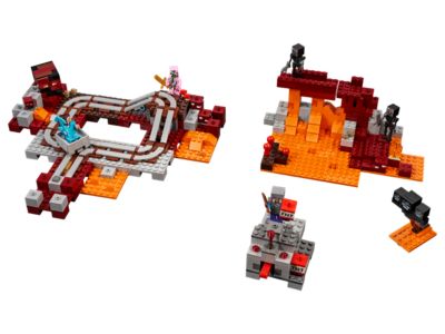 LEGO Minecraft The Nether Railway 21130 Minifigure Lot Minifig 