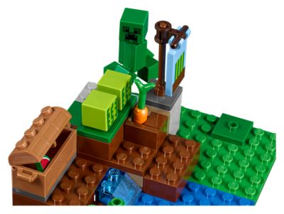 Lego Minecraft The Melon Farm 21138 NEW RETIRED Steve Creeper Damaged box 