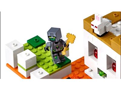 Real LEGO Minecraft Skull Arena Player One, Minecraft Skin 5, And Steve  Minifigs