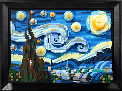 LEGO® Ideas Vincent van Gogh's The Starry Night - 21333 – LEGOLAND New York  Resort