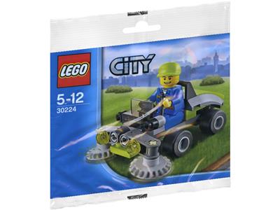 LEGO new PROMO POLYBAG set 30224 CITY Lawn Ride On Mower Landscape Mini figure 