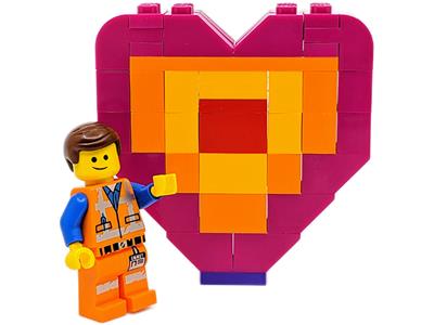 The LEGO Movie 2 Emmet's Piece Offering Heart Set 30340 Brand New Sealed 