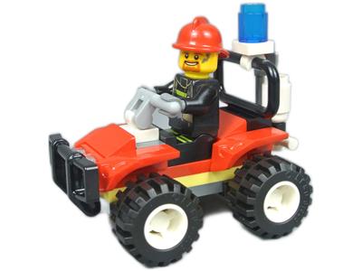 FREE POST Lego City 30361 Fire ATV FIREMAN FIGURE New RARE Sealed PROMO Set 