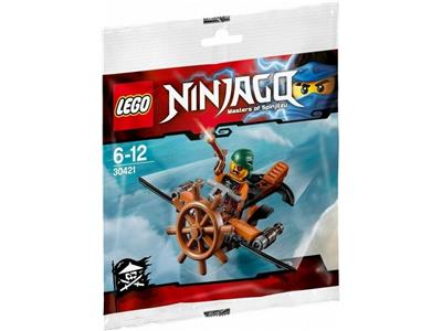 LEGO Ninjago minifigur Kai Skybound med 2 katana i set 70591 70605