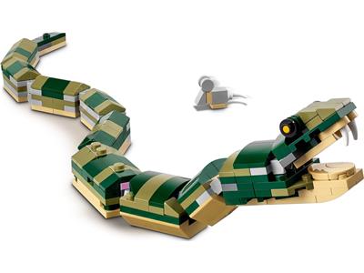 LEGO Creator 3in1 Crocodile 31121 Building Toy Featuring Wild Animal Toys,  for ages 7+, (454 Pieces)