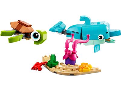 メメ LEGO 31128 Creator 3 in 1 Dolphin and Turtle | BrickEconomy