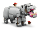 Wild Animals Majestic Rhino with Birds thumbnail