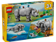 Wild Animals Majestic Rhino with Birds thumbnail