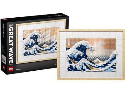 Lego Art The Great Wave Hokusai 31208 Extra Pieces And Two Head Parts