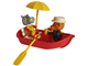 Rowboat with Lionel Lion and Hannah Hippopotamus thumbnail