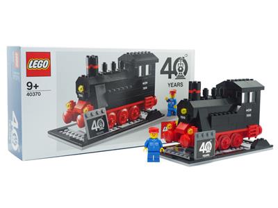 Jubiläum Dampflokomotive NEU LEGO 40370 Eisenbahn 40 Train 40 Years