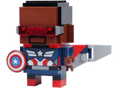 LEGO 40668 BrickHeadz Marvel Super Heroes Captain America Red