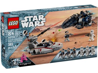 LEGO 40755 Star Wars Imperial Dropship vs. Rebel Scout Speeder