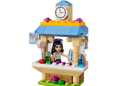 Lego Friends 41098 Emma's Tourist Kiosk RETIRED READ DETAILS DAMAGE BOX 