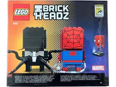 LEGO 41497 BrickHeadz Marvel Super Heroes San Diego Comic Con Spider Man Venom BrickEconomy