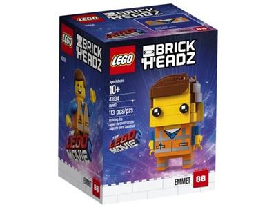LEGO BrickHeadz 41634 Emmet 2451 of 5000 #88 Movie 2 Walmart Exclusive