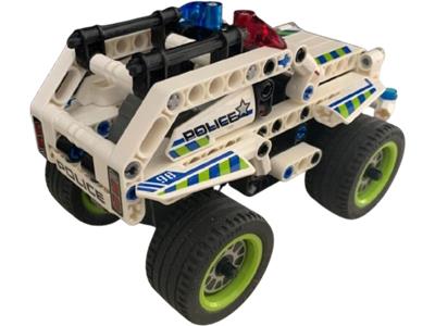 Lego Technic Police Interceptor Police Legos Pulled Lego Technic