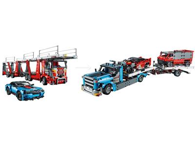 Gætte Mob bølge LEGO 42098 Technic Car Transporter | BrickEconomy