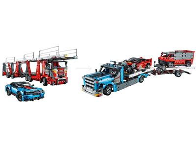 LEGO Technic Car Transporter 42098 Toy Truck and Trailer Building Set 