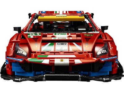 Lego technic 42125 ferrari 488 gte af corse #51 modele authentique de la  voiture de course d'endurance a exposer pour adultes - La Poste