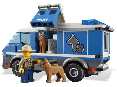 lego city police dog van 4441