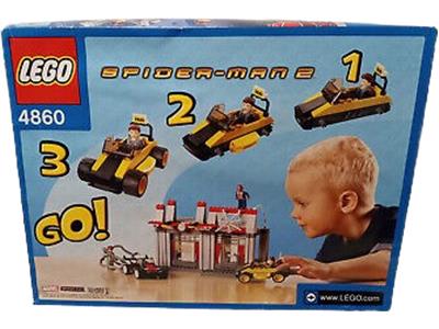 レゴ　スパイダーマン4860 NEW LEGO 4860 Spider-Man 2 Cafe Attack 2004 set ** DAMAGED