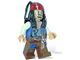 Pirates of the Caribbean Jack Sparrow Minifigure Clock thumbnail