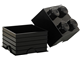 4 Stud Black Storage Brick thumbnail