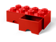 8 Stud Bright Red Storage Brick Drawer thumbnail