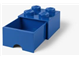 4 Stud Bright Blue Storage Brick Drawer thumbnail