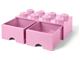 8 Stud Light Purple Storage Brick Drawer thumbnail