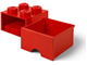 LEGO 4 stud Red Storage Brick Drawer thumbnail