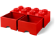 LEGO 8 Stud Red Storage Brick Drawer thumbnail